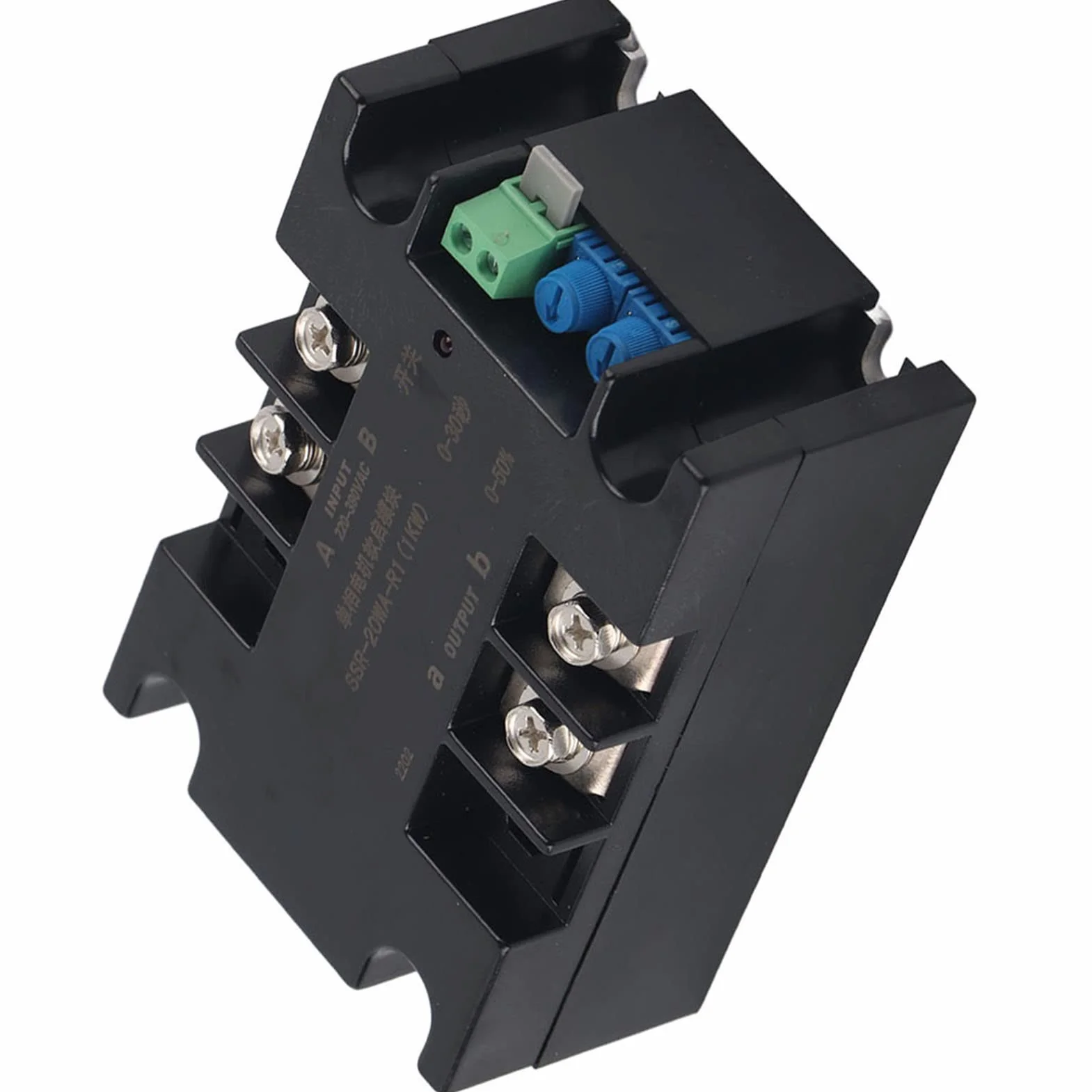 SSR-20WA-R (1KW) Avviamento graduale motore bifase monofase, modulo ottico modulo soft start con fondo in alluminio(Module)