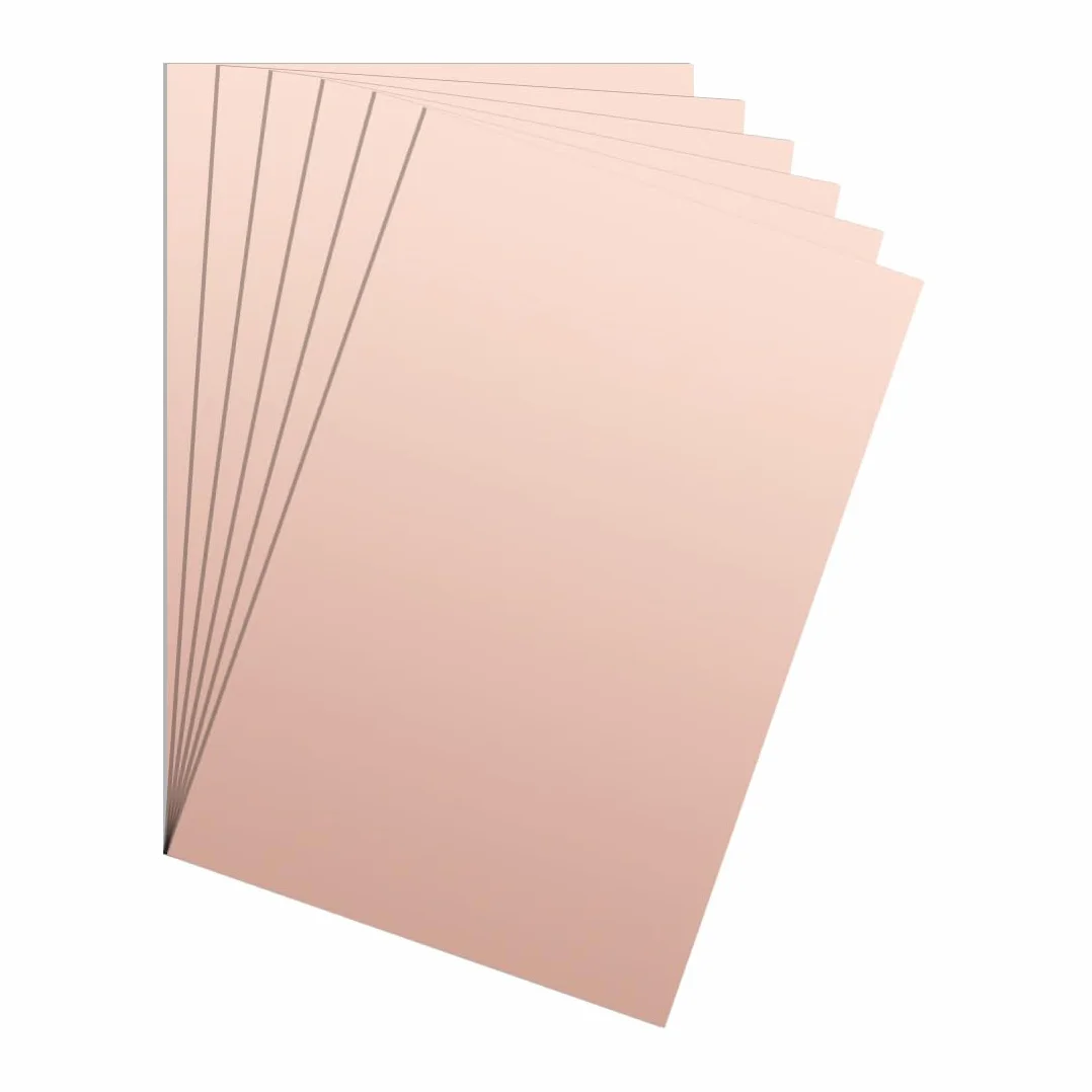 PATIKIL 4x6 Pollice Singola Faccia Lamiera Rameata PCB, 6 Pezzi Spessore 2mm FR4 Placcato Rame Circuito Universale Tavola Prototipo Per Incisione DIY Kit PCB