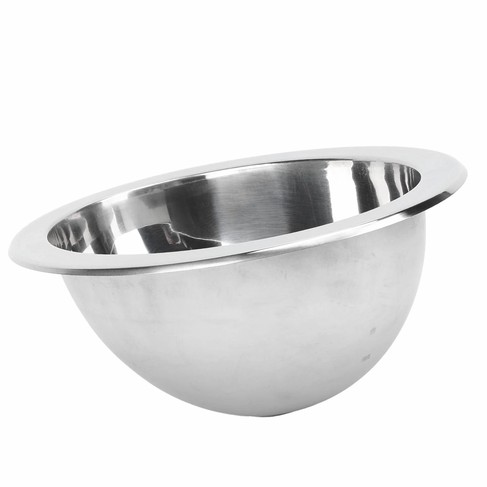 Lavello Rotondo in Acciaio Inossidabile 304 Lucidato a Specchio con Foro di Scarico da 40mm Installazione a Filo per Ottimizzare lo Spazio Ideale per Barche e Piccole Cucine Lavello Resistente e