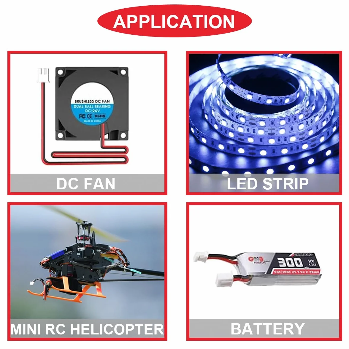 10 paia di cavi JST XH 2,54 mm 2 pin maschio e femmina con UL1007 22AWG 100 mm rosso nero cavo connettore filo e tubo termorestringente per minuscole prese terminali batteria drone luce