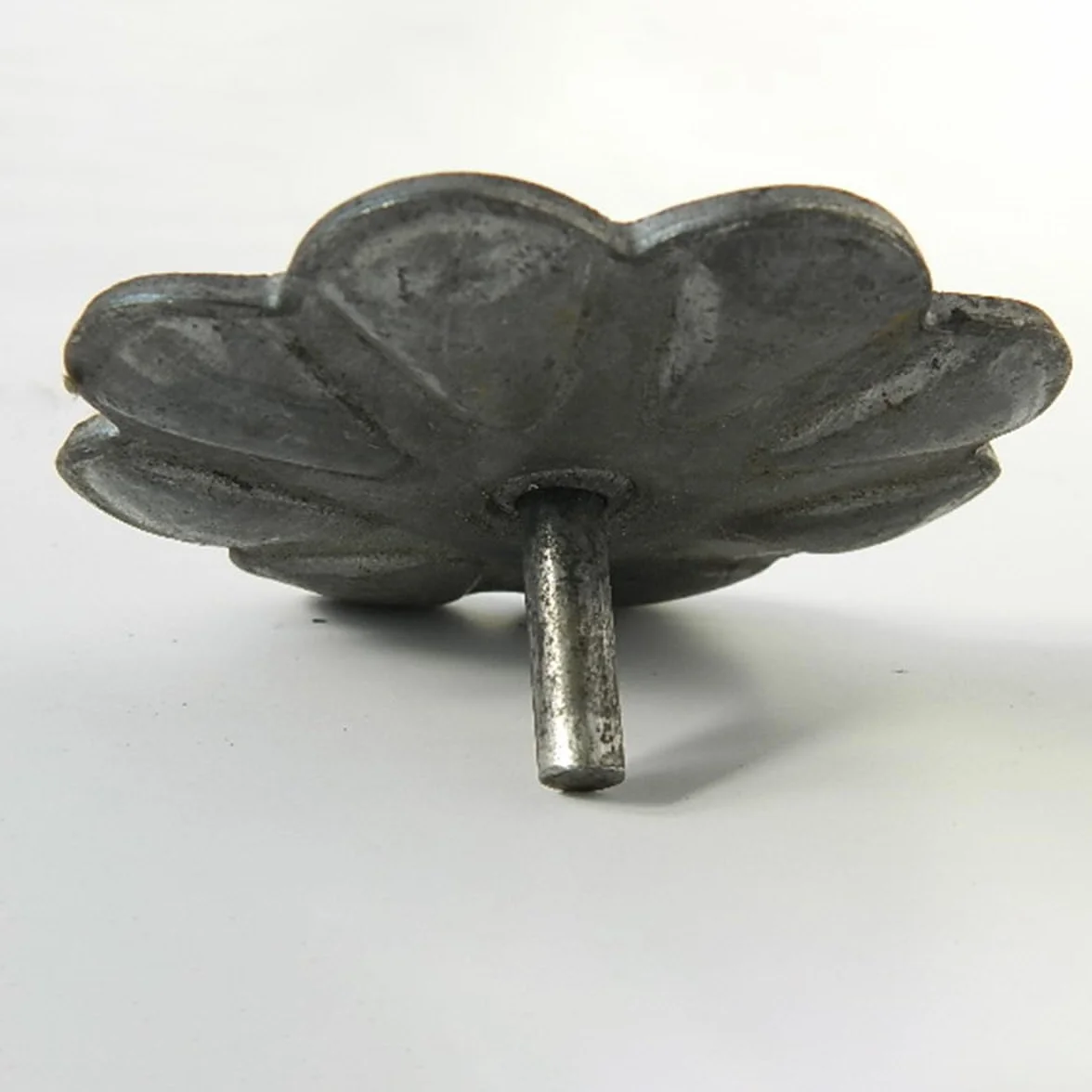 Fiore decorativo in ferro battuto Ø 95 mm spessore 4 mm Set 2 pezzi Made in Italy