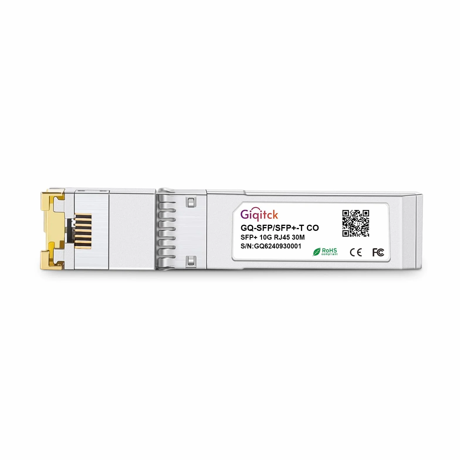 SFP+ RJ45 10GBASE-T Transceiver Copper Module 1.25G/2.5G/5G/10G for Cisco Ubiquiti Netgear up to 30m