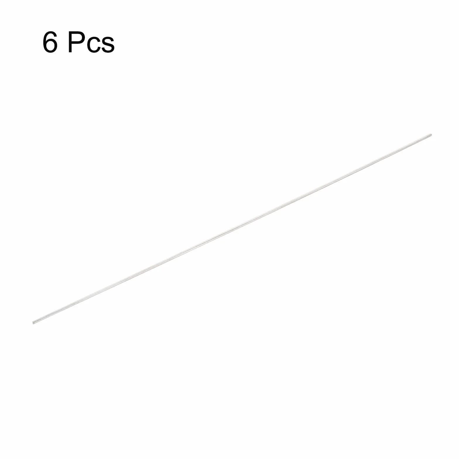 QUARKZMAN Asta Tonda Acciaio Inossidabile 304 1mm x 300mm per Modellismo Fai da Te