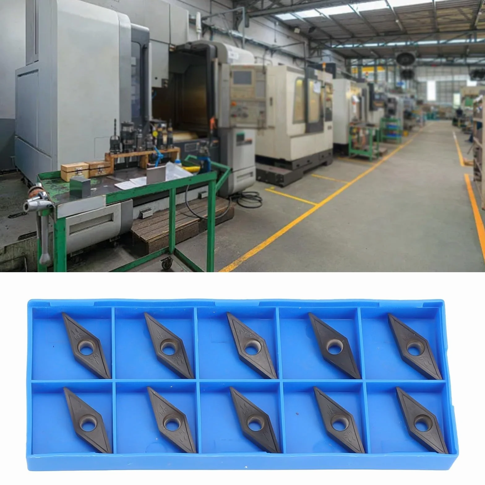 VCMT160404-SM VCMT331-SM IC907 CNC carburo inserto acciaio per SVJCR 10 pezzi