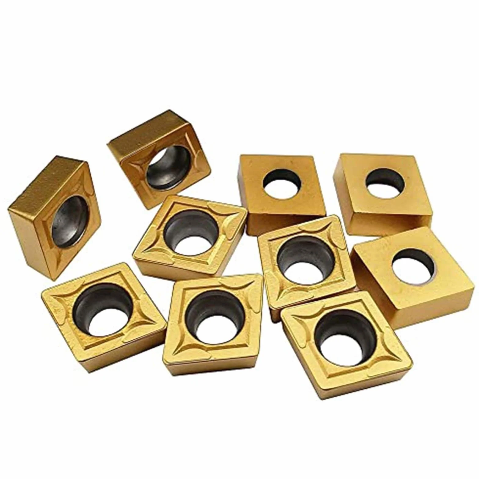 CCMT09T308 Inserto in carburo per tornitura CNC, punte triangolari indicizzabili per taglio metalli