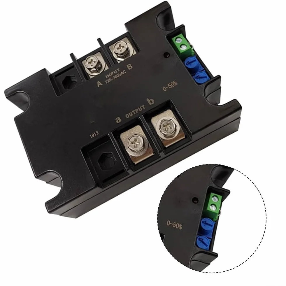 Motore monofase Soft Starter 220V Controller motore elettrico per acqua per compressore ventilatore, tensione regolabile per -30s, modulo ABS compatto per nastri trasportatori mulini a sfere (SSR
