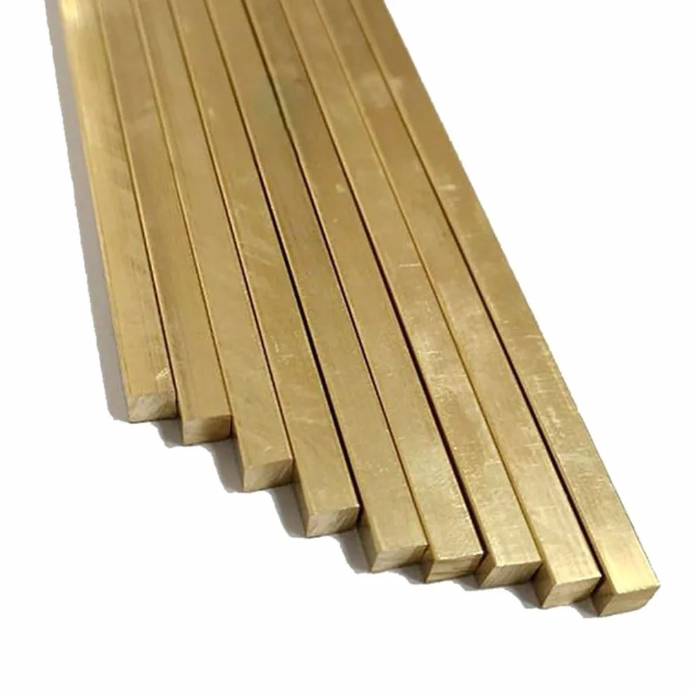 Asta Quadrata In Ottone Da 1 Pezzo Da 500 Mm, Barra Solida Quadrata Piccola Da 1 Mm, 1,2 Mm, 1,5 Mm, 2 Mm, 2,5 Mm, 3 Mm, 4 Mm, 5 Mm(4x4x500mm)