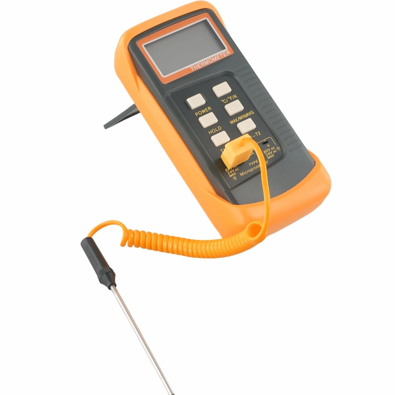 Termometro digitale a doppio canale K 6802 II per HVAC, kit di test per legionella con 4 sonde