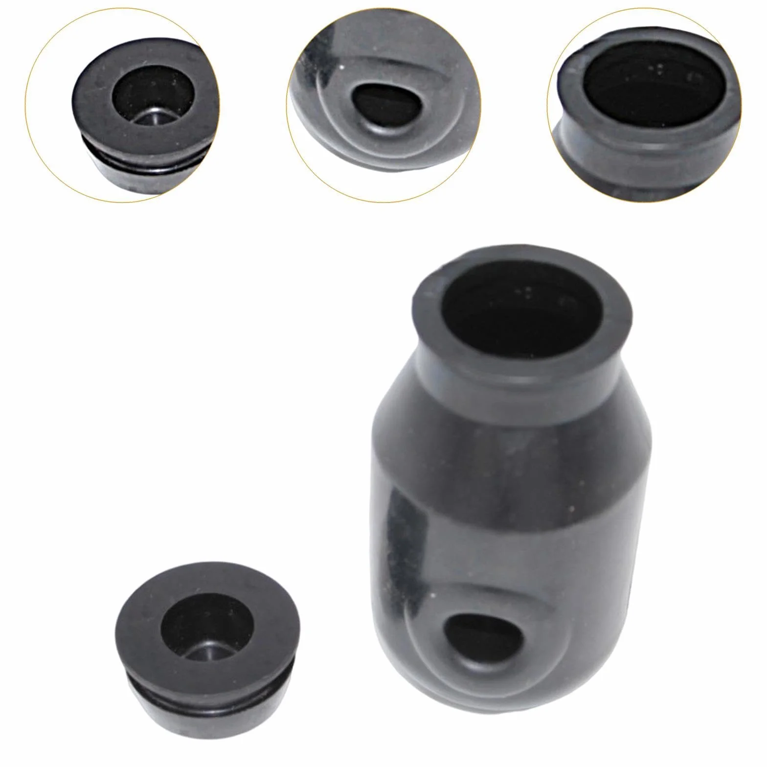 Perfeclan Coperchio Dell'olio12*8 Cm, Serbatoio Dell'olio 11 * 2 Cm, Parte del Cilindro Carrello in Materiale di Gomma Adatto Ai Carrelli Elevatori Manuali Forklift Yibat, 2 Pezzi