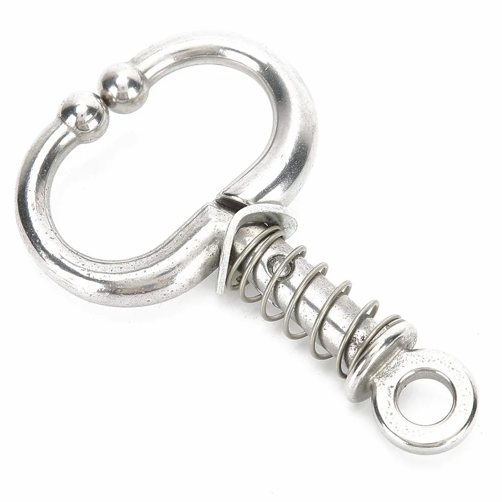 Anello da Naso per Bovini a Molla, Clip Naso Mucca senza Perforazione, Accessorio Allevamento Bovino