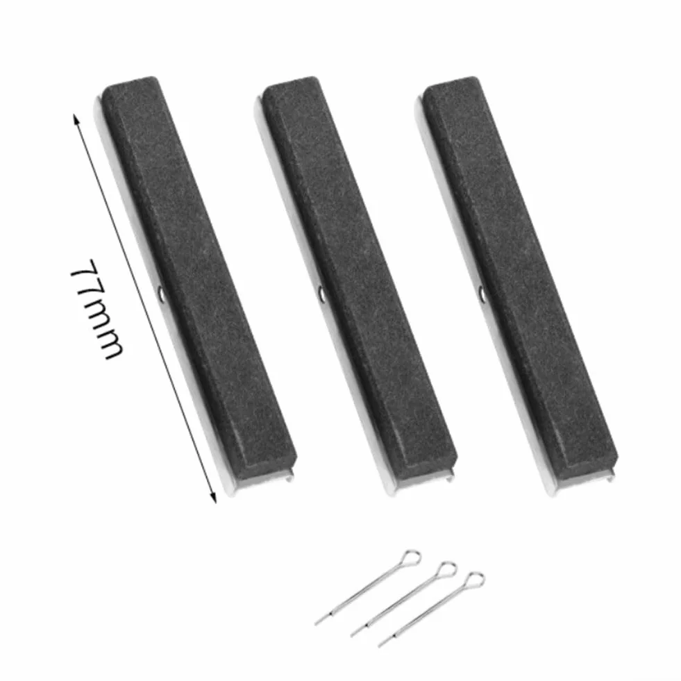 Set di 3 pietre per levigatura cilindri motore con 3 bracci cilindrici, strumento progettato per il trattamento e la manutenzione del cilindro del motore (7,6 cm)
