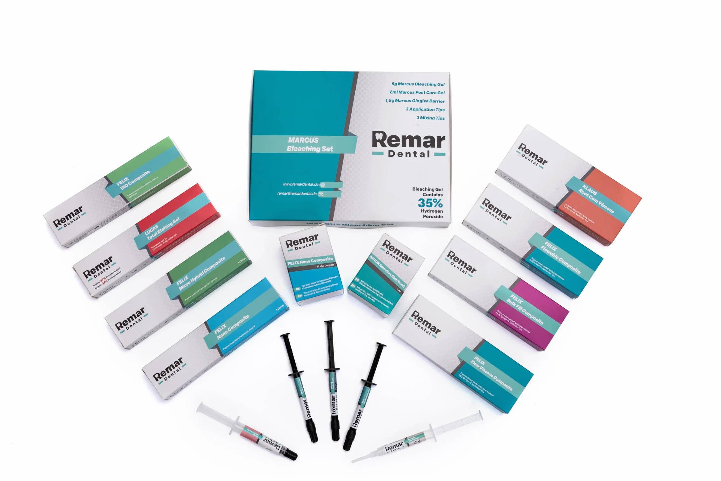 FELIX Bulk Fill Composite Dentale Indurente per Riempimento Sfuso Professionale 2x2g