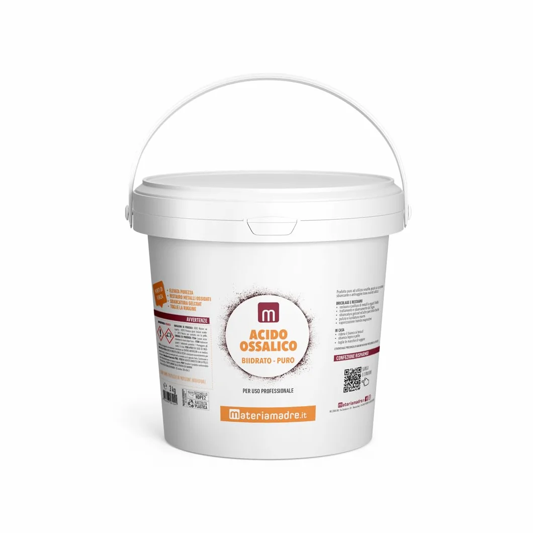 ACIDO OSSALICO PURO BIIDRATO O DIIDRATO SEMOLATO 3KG