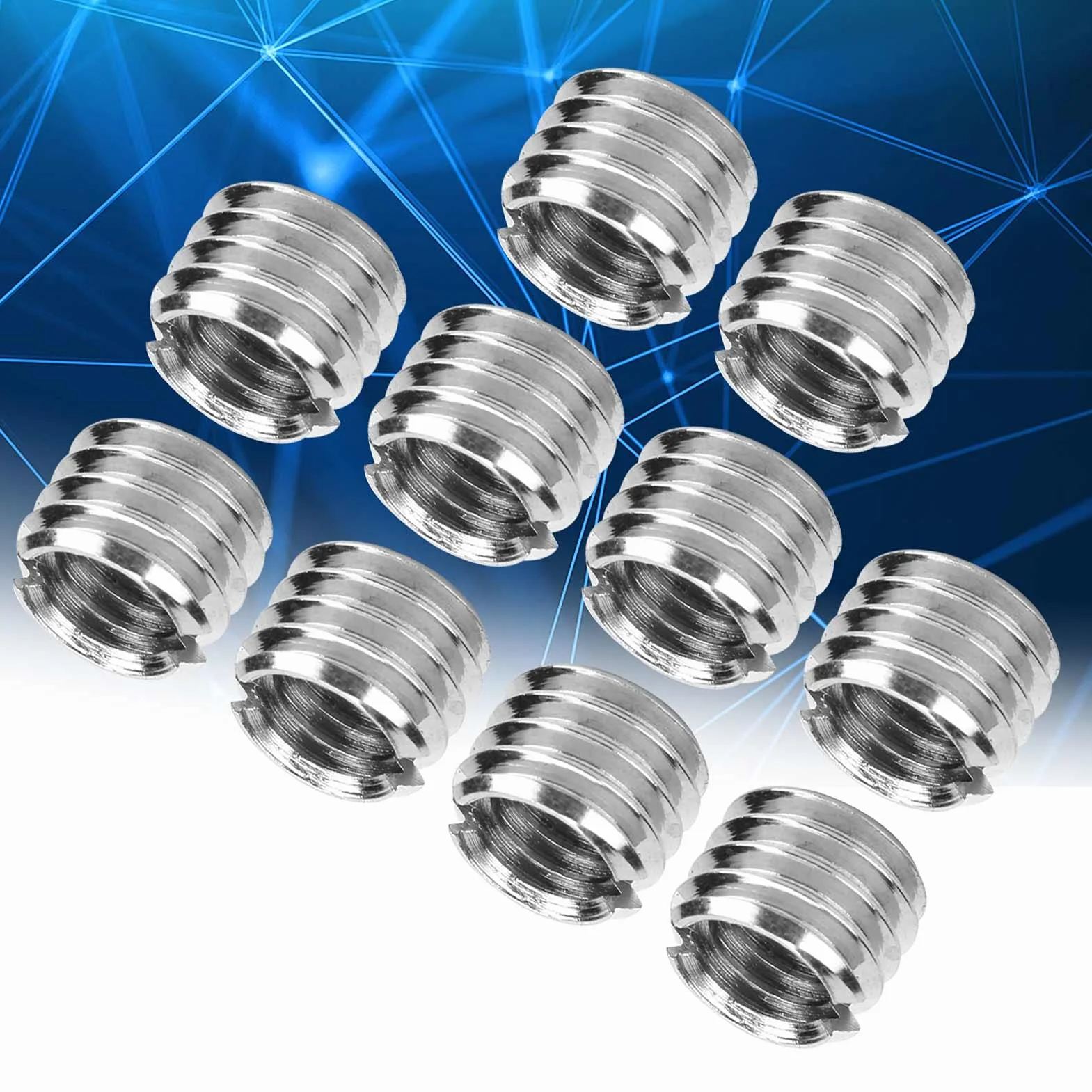 Inserti Filettati M6 M8 Lunghezza 6MM Acciaio Inossidabile Dado Riduttore Hardware Fastener