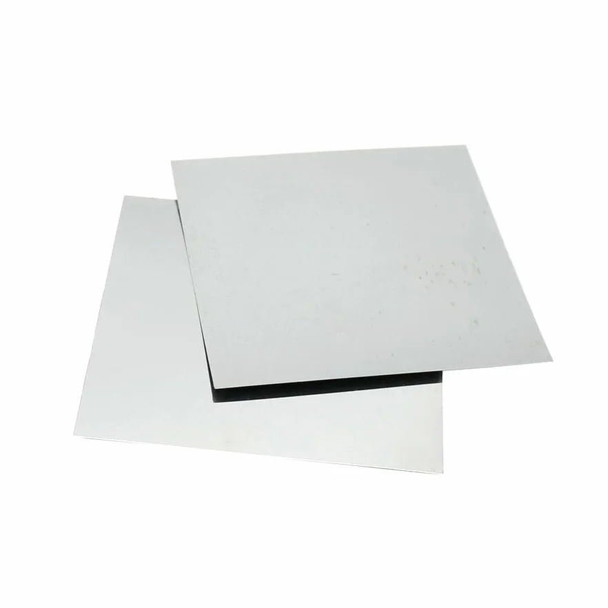Lastra di stagno ad alta purezza Sn≥99,99% 100x100 mm Spessore 0,2 mm
