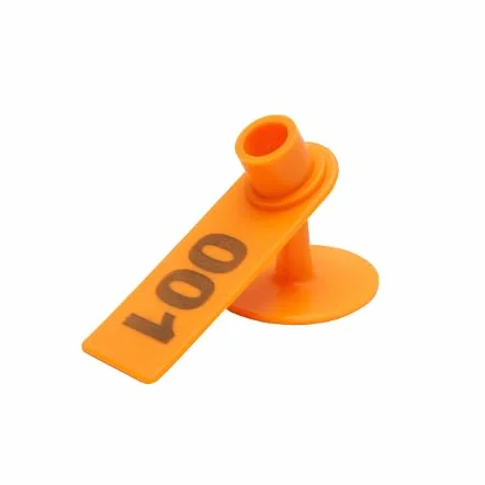 100 Marchi Auricolari Per Bestiame Set Marchi Auricolari In Plastica Per Bestiame per ovini Numerate 001-100