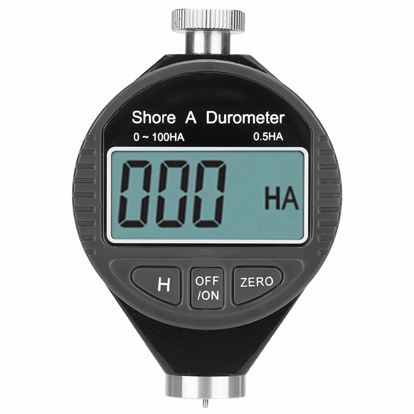 Durometro Digitale Shore A 0-100HD Display LCD Gomma Plastica Leghe