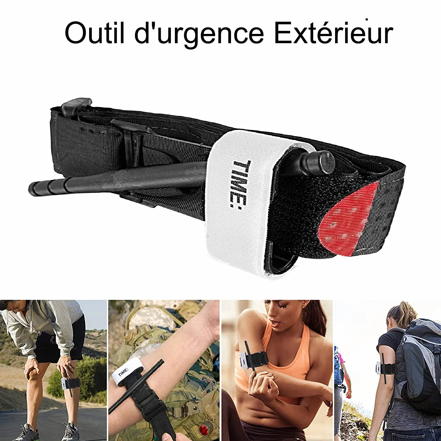Garrese Tornello Accessori Per Garrese Tattico Kit di Emergenza per Caccia e Escursionismo, per Emergenze Gravi All'aperto ed Escursionismo Controllo Perdita di Sangue