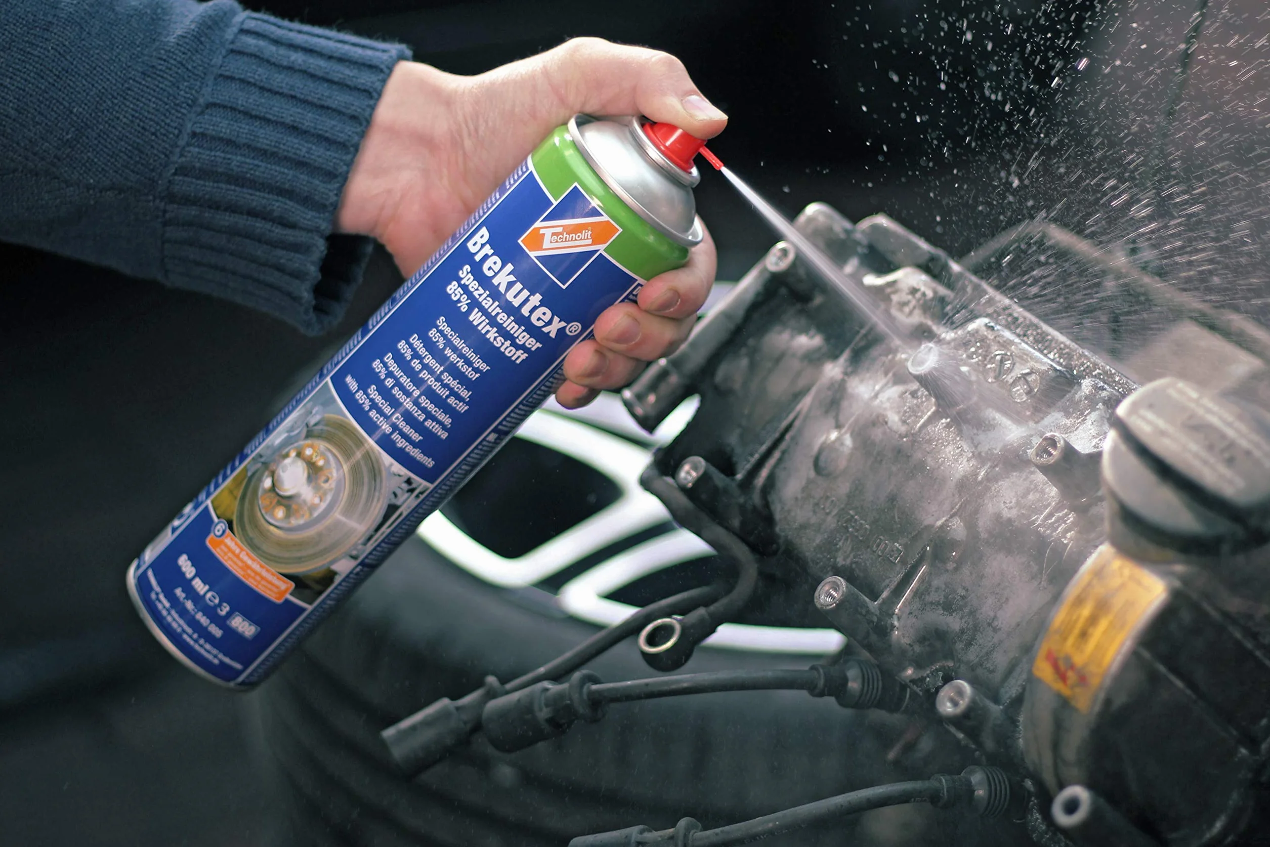 TECHNOLIT Brekutex Detergente speciale 600 ml – Detergente intensivo per metalli e vetri