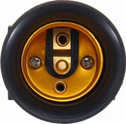 ECI ELETTROFORNITURE Portalampada Porta Lampade E27 Rubacorrente con Doppia Presa 10a Ruba Corrente