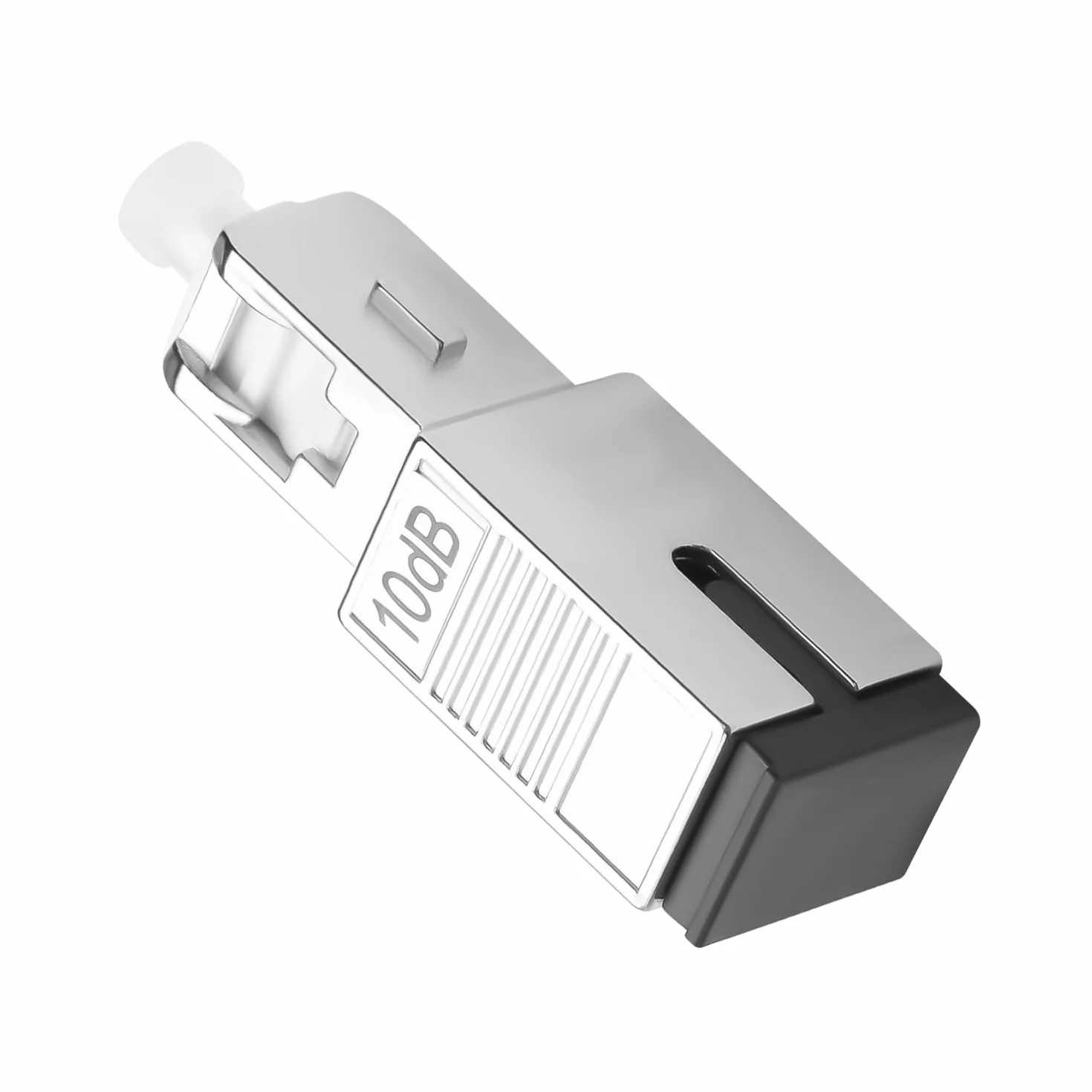 QIANRENON 10 dB SC/UPC Singlemode Fibra Ottica Attenuatore Fisso Adattatore SC Maschio a Femmina Fibra Ottica Fissa Attenuatore Valore Attenuatore 10dB ± 1, per FTTH CATV PON Fibre Network