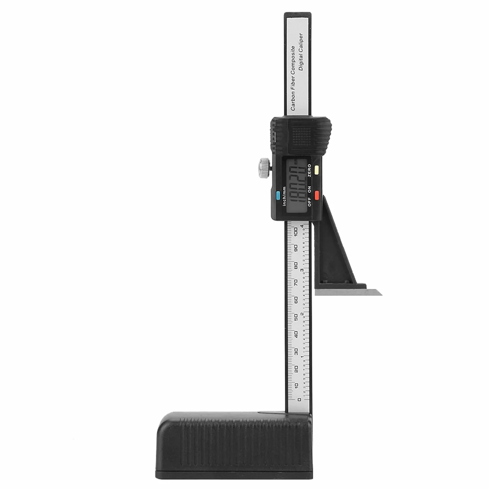 Calibro Digitale 0-150mm con Base Magnetica, Strumento di Misurazione Profondità Altezza per Lavorazioni Legno