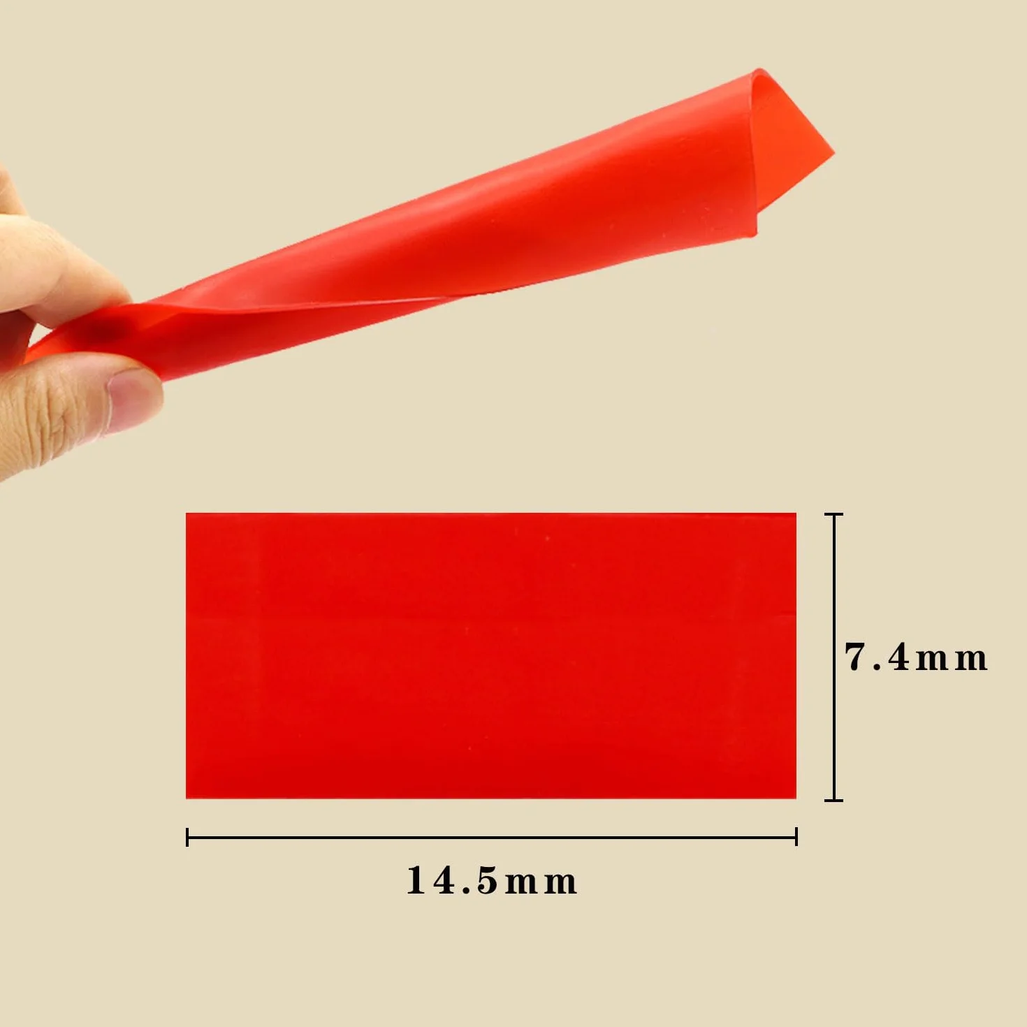 AOVNA 18Pcs Foglio di cera dentale Rosso Base Piastra Ortodontico Materiale ausiliario