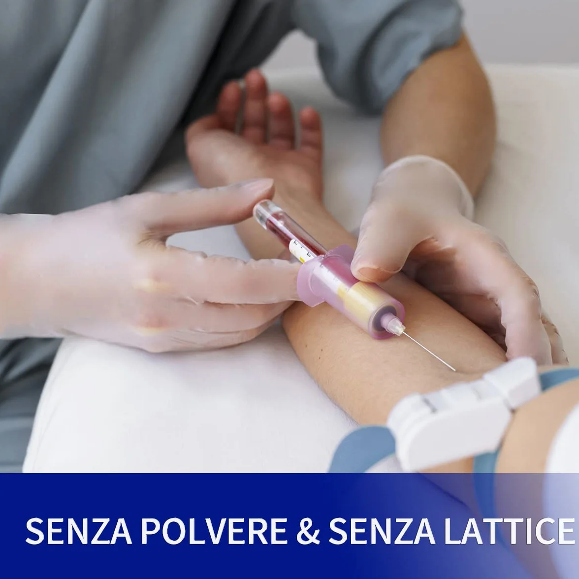 Guanti monouso da esame in Vinile Trasparenti Taglia M, 1000 pezzi, Senza polvere, Certificati CE EN455 EN374, Anallergici