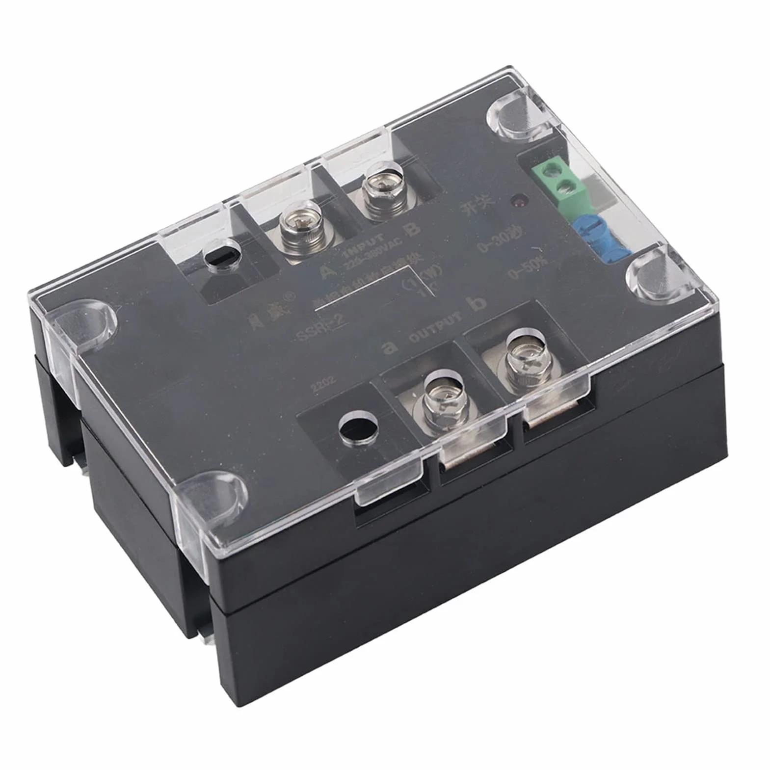 SSR-20WA-R (1KW) Avviamento graduale motore bifase monofase, modulo ottico modulo soft start con fondo in alluminio(Module)