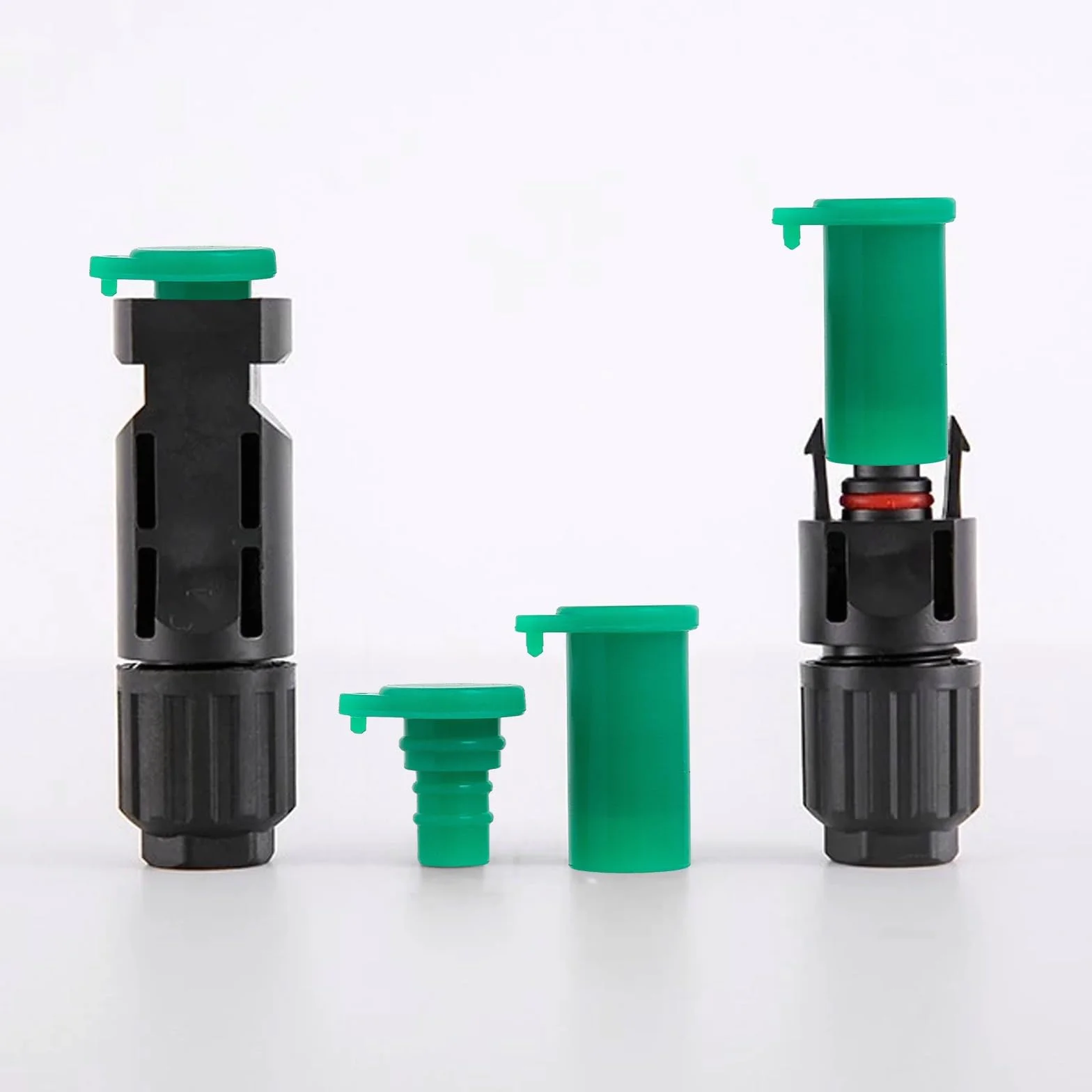 Jadeshay Cappucci per Connettori Solari,10 Paia Cappuccio Maschio e Femmina per Terminale del Cavo Pannello Solare e Inverter,Impermeabile e Resistenti alla Polvere Accessori per Pannello Solari