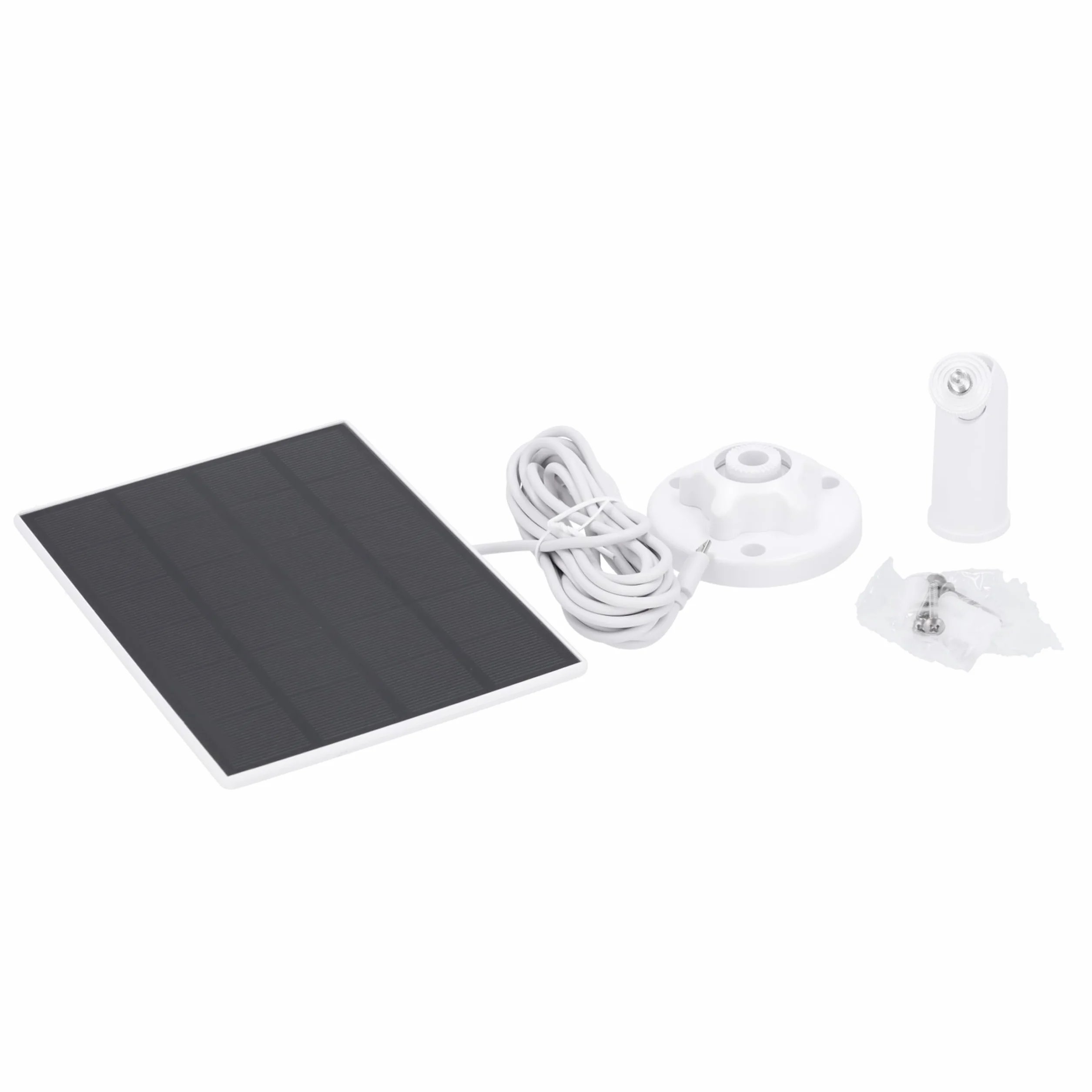 NIVIAN Panel Solar 9W para Cámaras de Seguridad IP USB-C