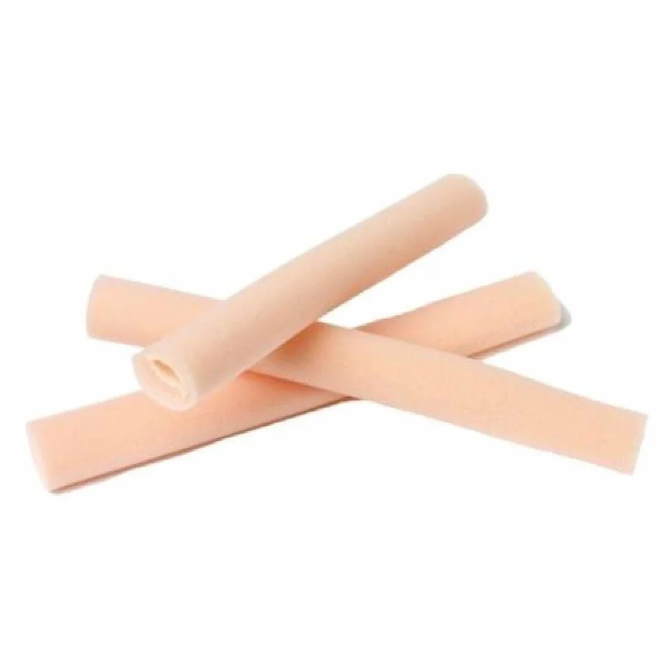Tubo di schiuma per alluci 25 cm 2 pezzi con patella protezione