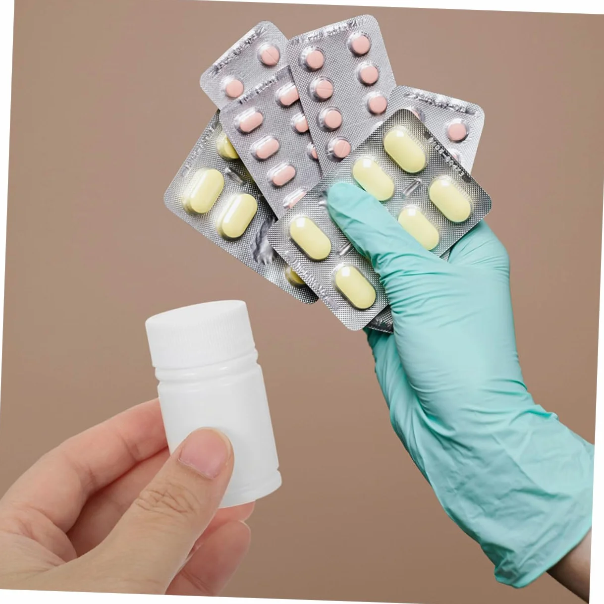 Cabilock 24 Bottiglie HDPE 20ml Contenitori Farmaceutici Sigillati Antiperdita
