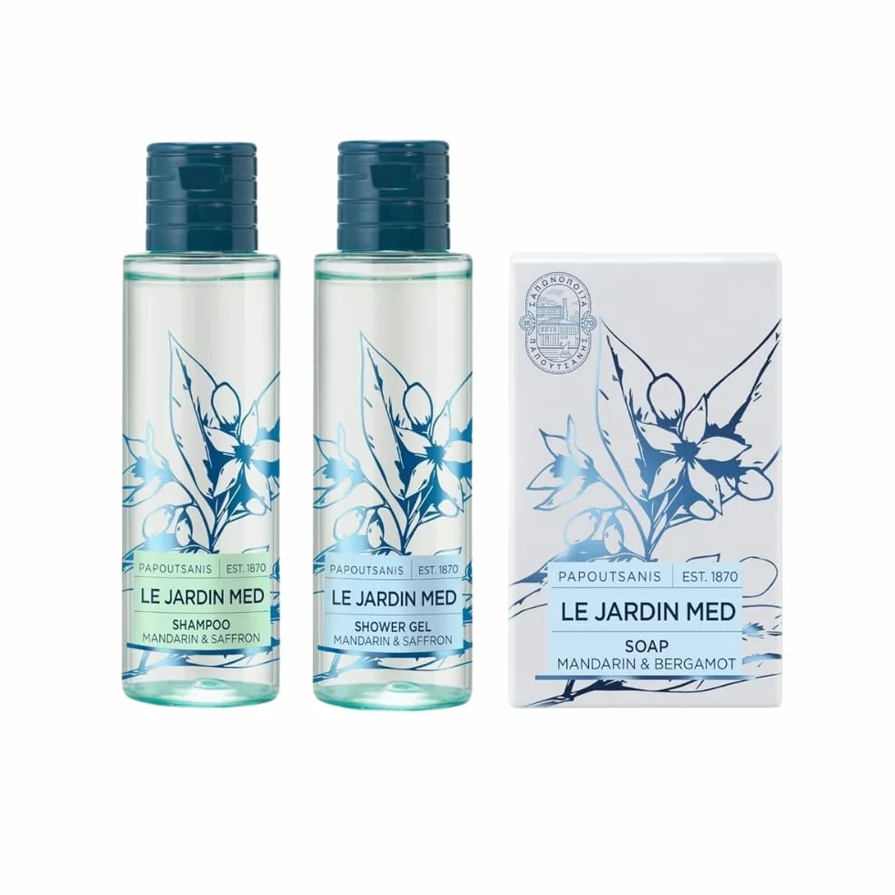Flexi Amenities Kit Cortesia B&B e Hotel Le Jardin Med Premium - Kit completo Shampoo Bagnoschiuma Saponetta