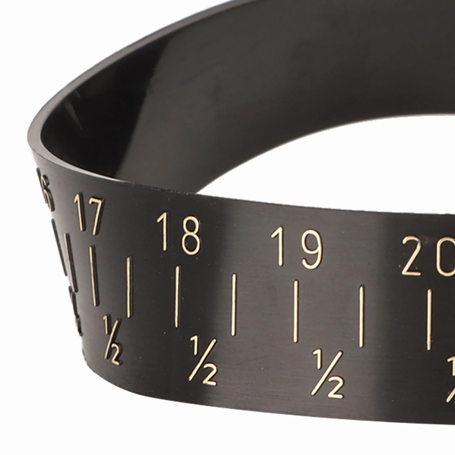 Calibro per Braccialetti 15-25 mm Misuratore Doppia Scala Plastica Strumento Dimensionamento Bracciali