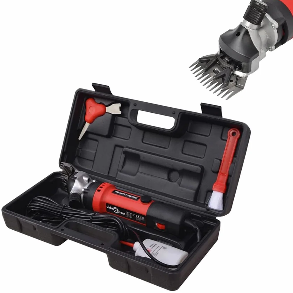 vidaXL Set Tosatrice per Pecore 7 pz 550 W
