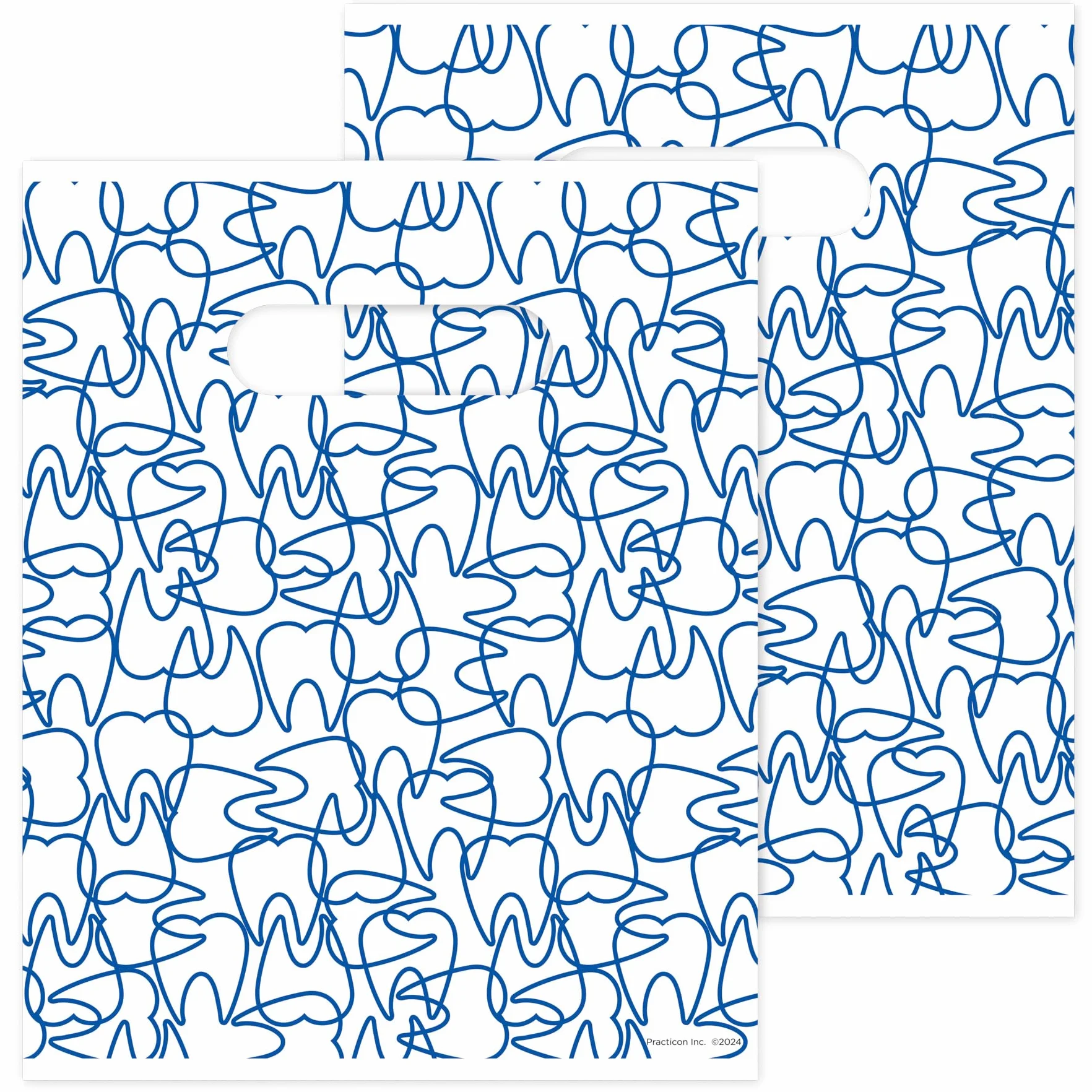 Practicon Confezione da 100 sacchetti per stampa Molar 20,3 x 25,4 cm