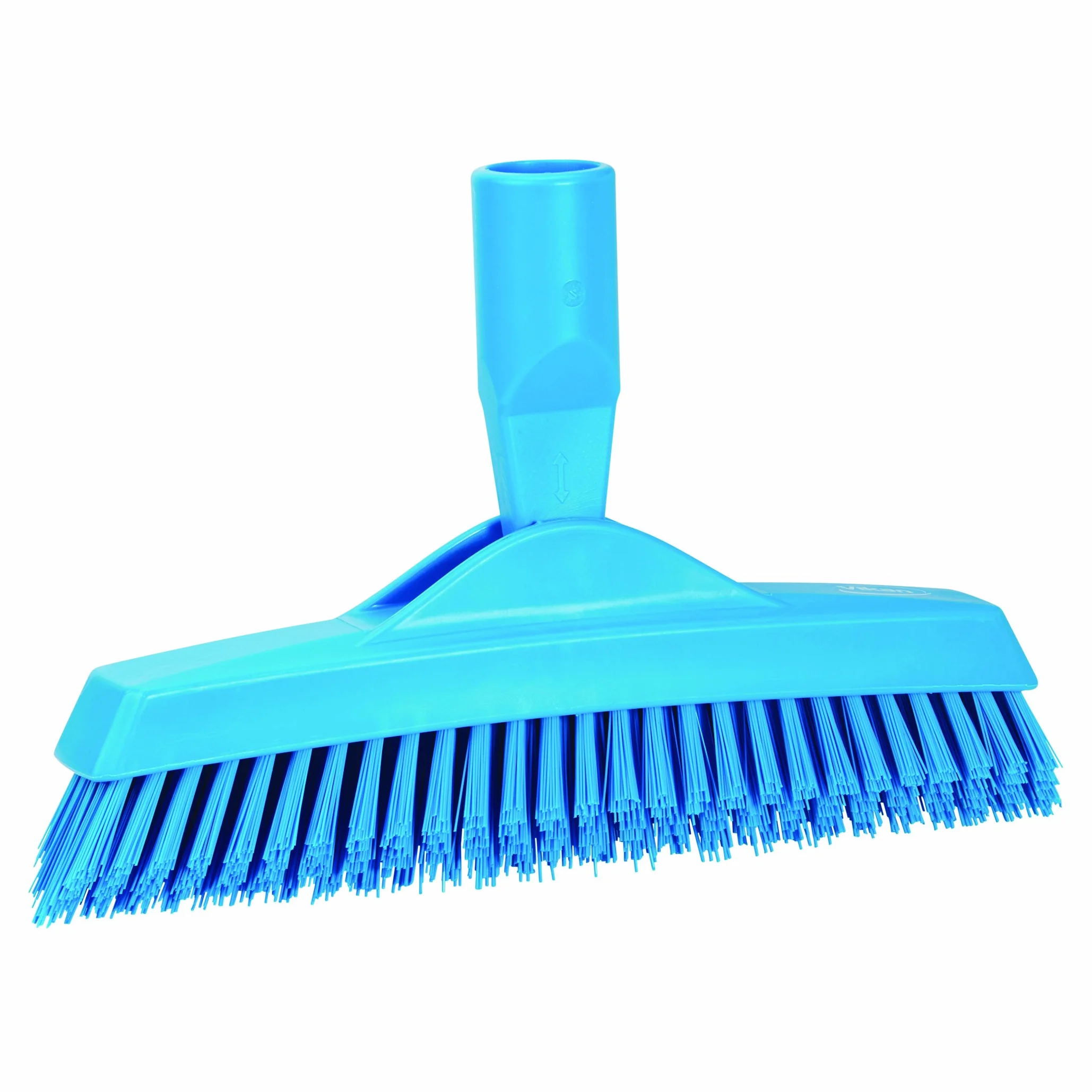 Vikan - Spazzola per fughe igienica - Con collo flessibile - modello con manico - Extra duro - 225mm - Blu