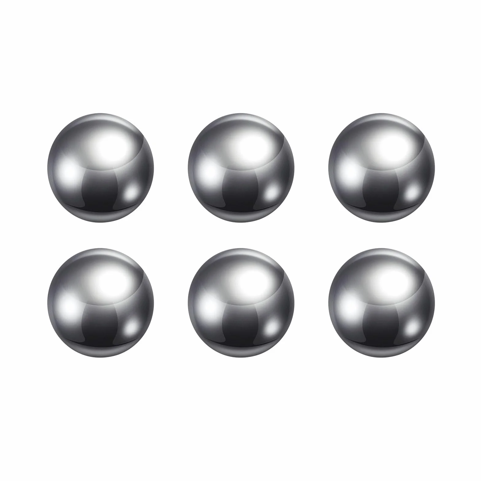 QUARKZMAN 6pz Precisione Sfere 20mm Diametro 304 Metallico di Precisione Cuscinetto a Sfera in Acciaio Inossidabile Sfere Acciaio Lucidi per Cuscinetti