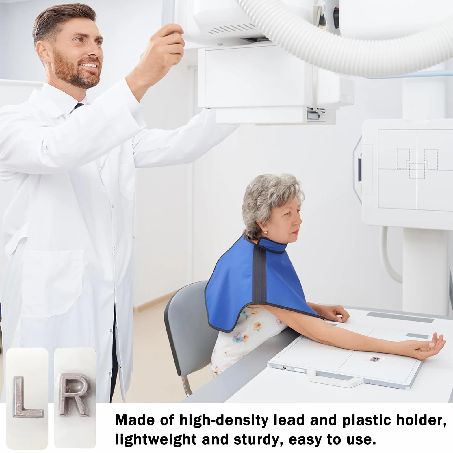 Segnatori a raggi X con iniziali L R radiologia Darkroom forniture 100 pezzi