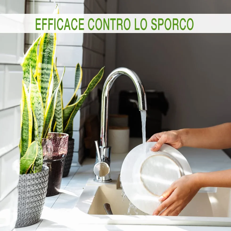 EKO Detersivo Piatti a Mano Ecologico Tanica 5L (Senza Profumo)