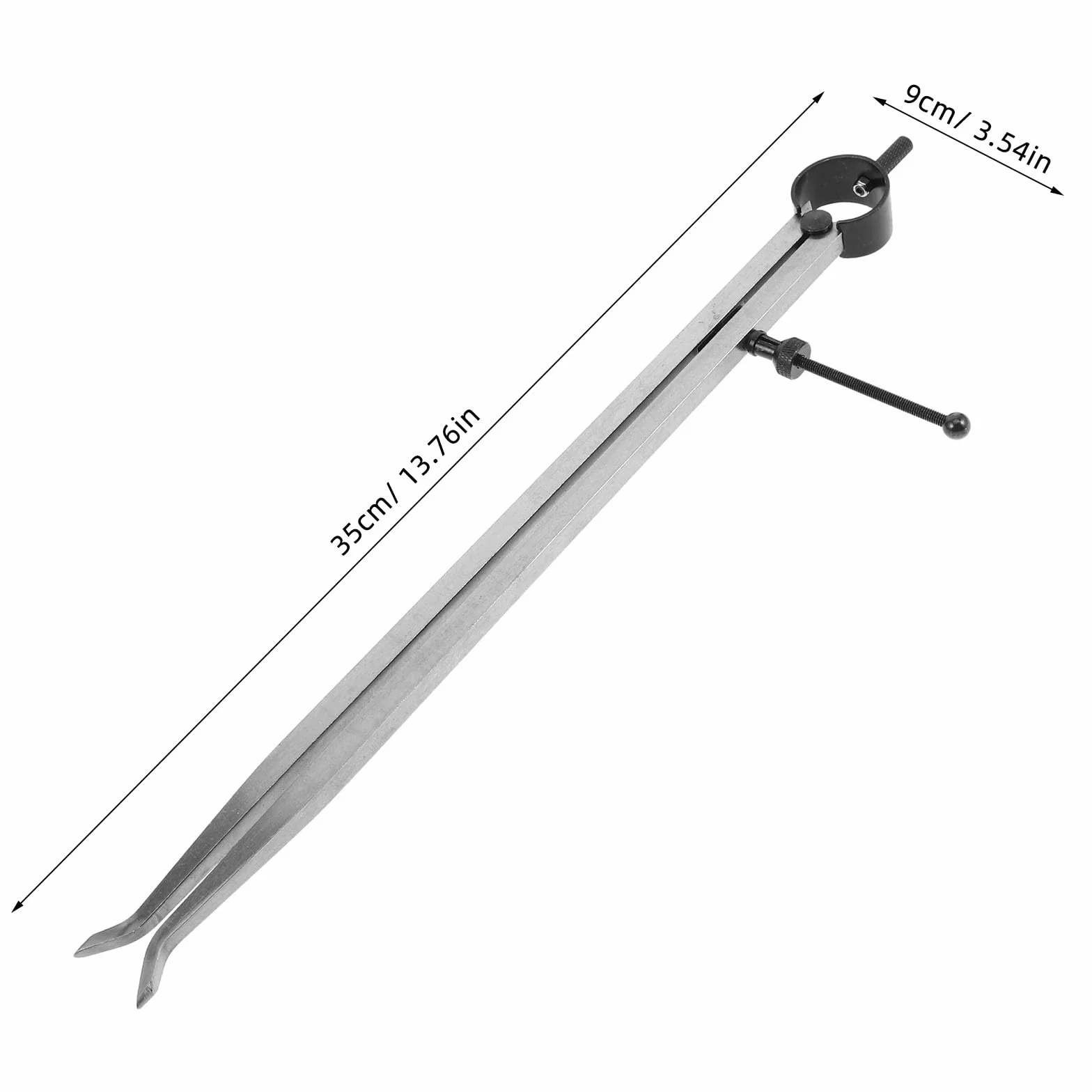 Calibro a Molla 300mm Strumento di Misurazione per Metalli e Legno Professionale