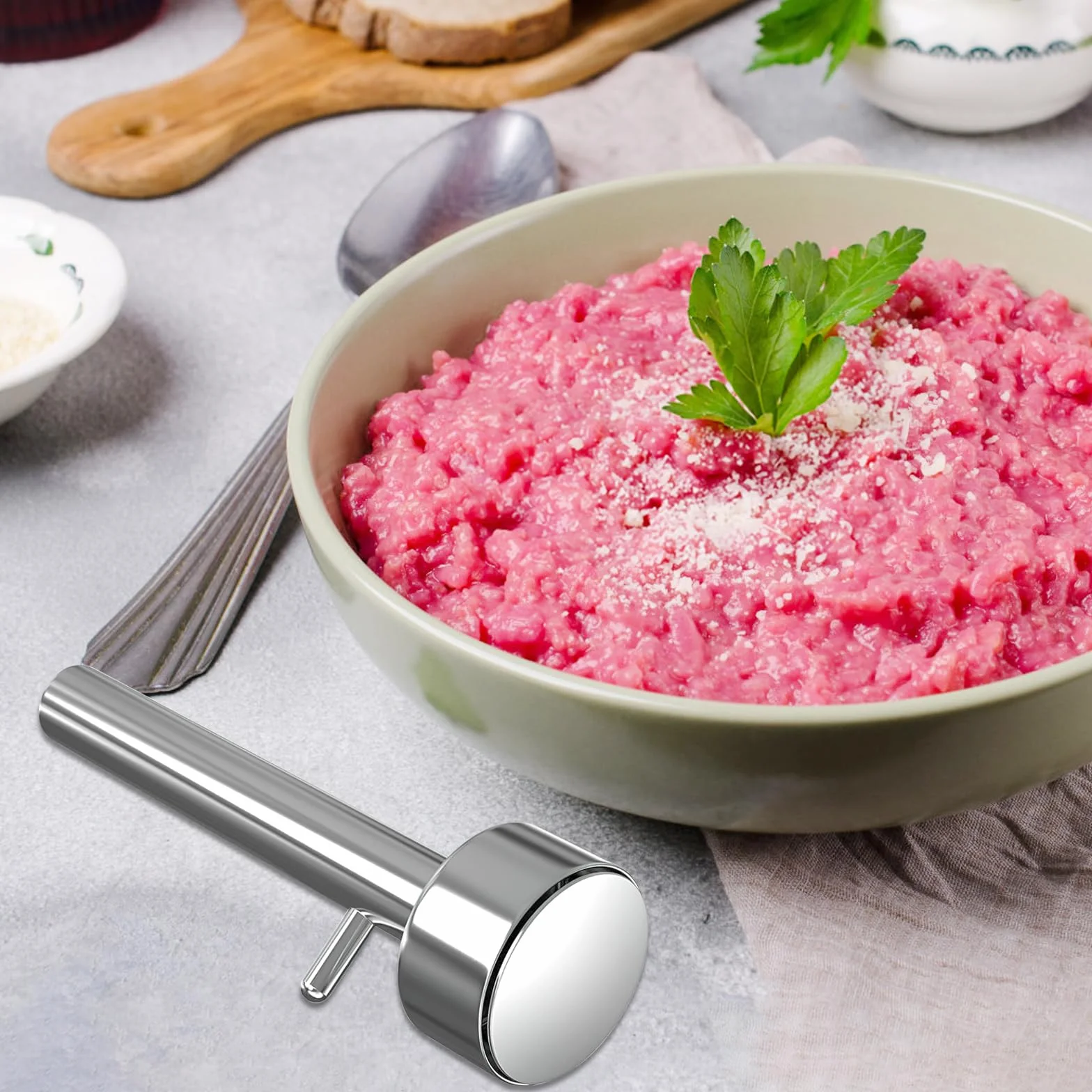 Falafel Portionierer, Pala Maker Scoop, non adesivo, Baller Tool, Former per deliziose palline di falafel e polpette di carne e utensili da cucina