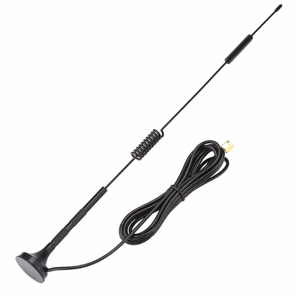Antenna SMA 18dBi LTE GSM 4G 3G 2G ad alto guadagno base magnetica 36cm metallo