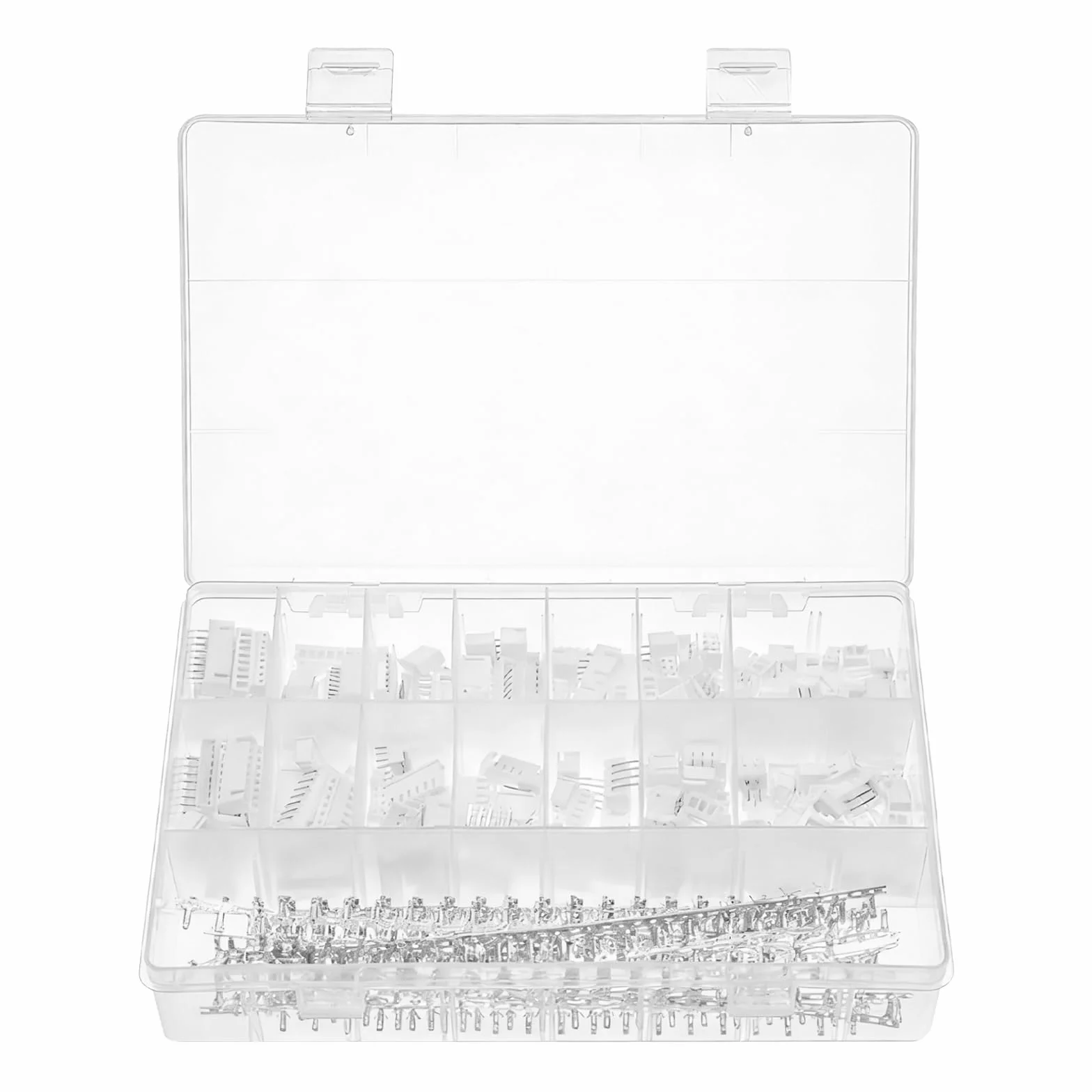 JST XH - Set di 600 connettori femminili, 2,54 mm, 2,54 mm, 2, 3, 4, 5, 6, 7, 8 pin, maschio, femmina, Jst-xh, connettore femmina