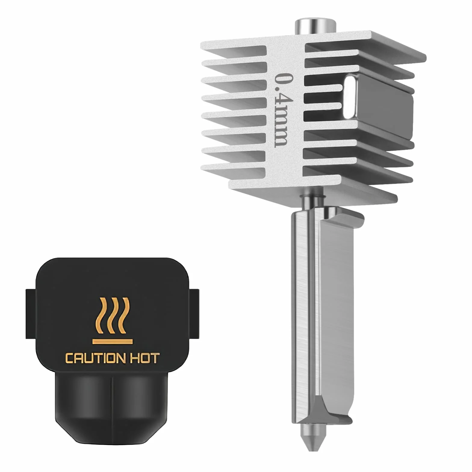 Aggiornamento A1/A1 Mini Quick-Swap Hotend 0.4mm Acciaio Inox Ugello Alta Velocità & Alta Temperatura Struttura Integrata con Copertura in Silicone Compatible with Bambu Lab A1/A1 Mini Stampante 3D
