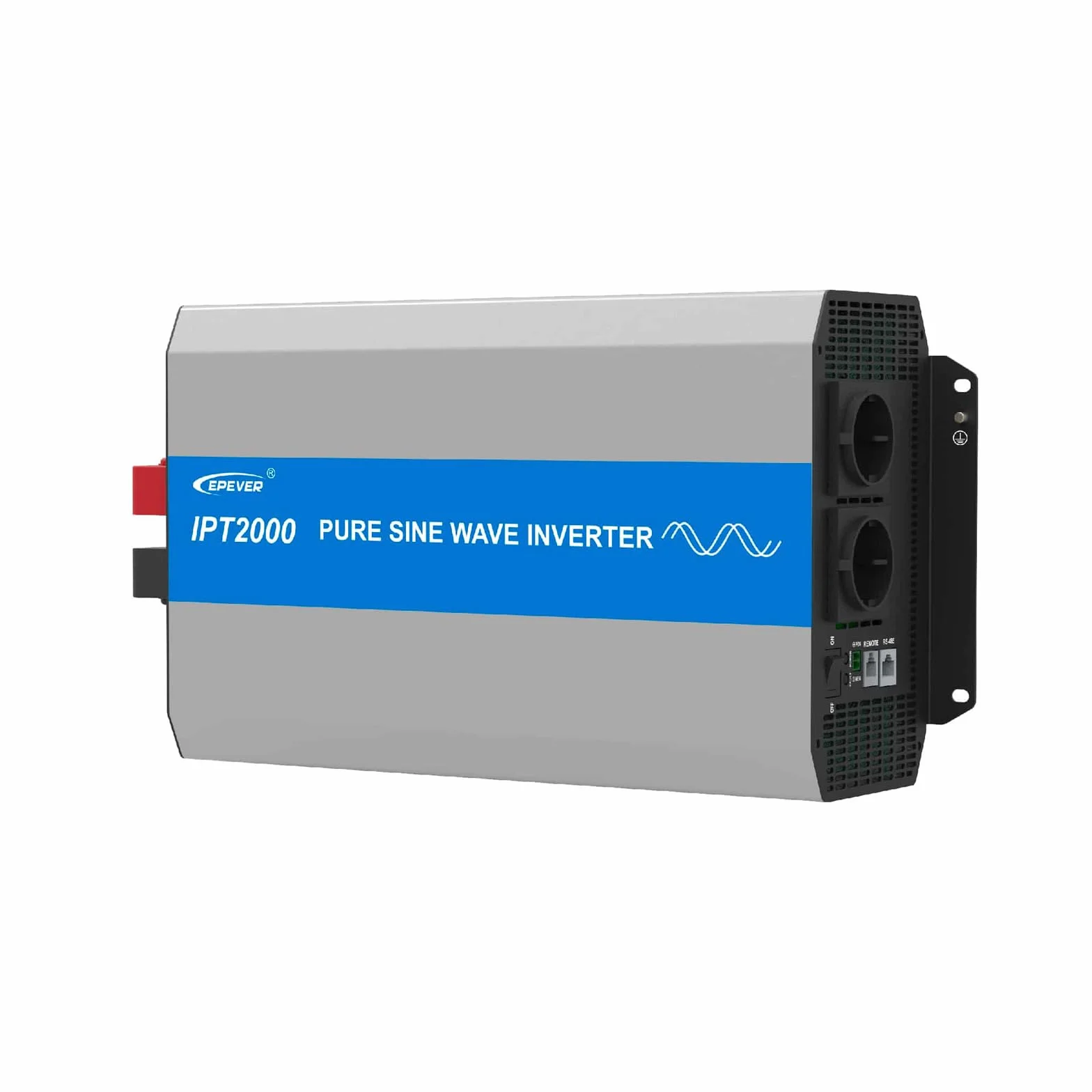 EPEVER IPT 2000-12 - Invertitore di tensione sinusoidale puro 2000 W, 12 VDC a 230 VAC, ideale per illuminazione di emergenza domestica, sistema montato su veicoli, ecc.