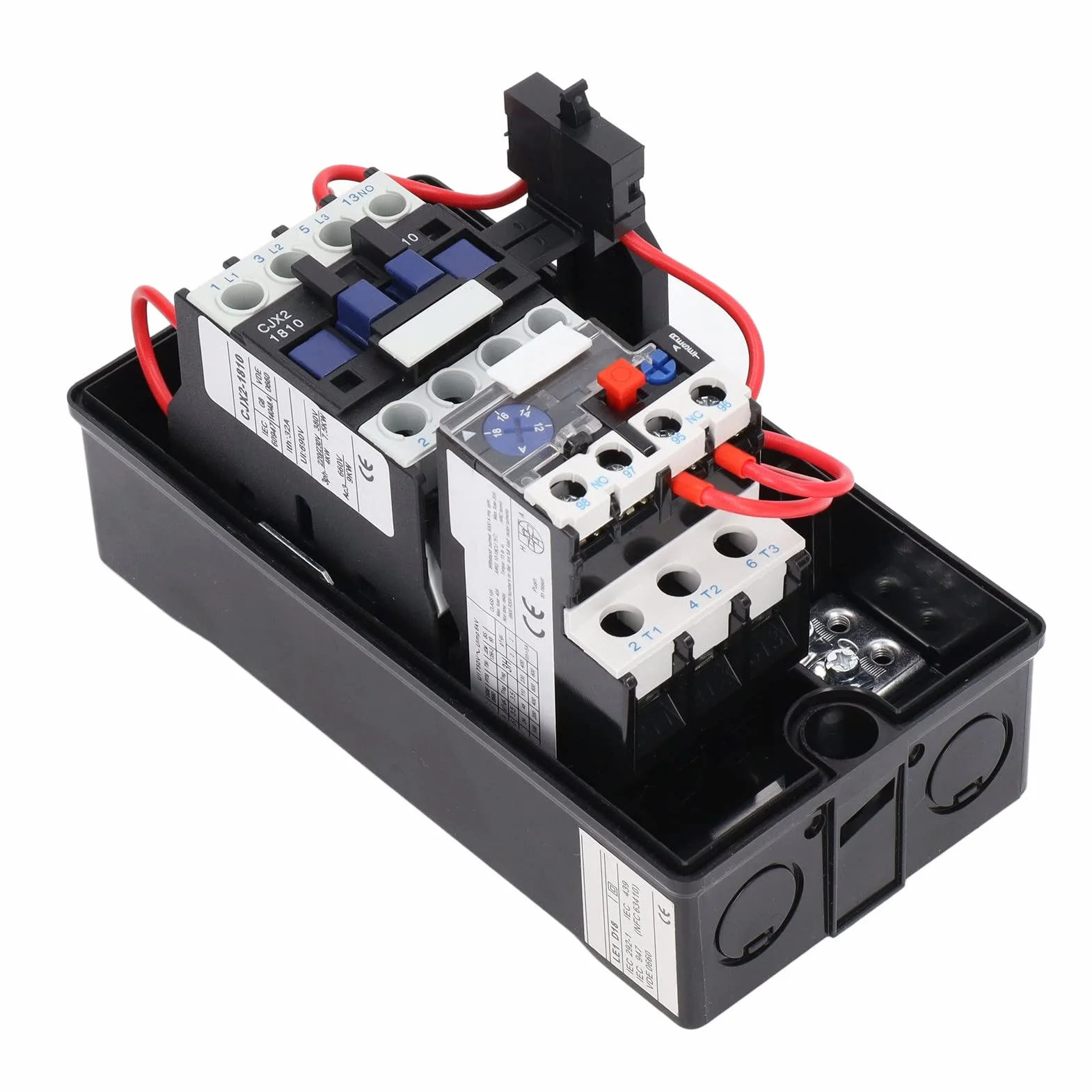 FTVOGUE LE1D18M7 Avviatore Motore Trifase 12A a 18A Interruttore di Controllo Avviamento Motore Elettrico Magnetico ABS
