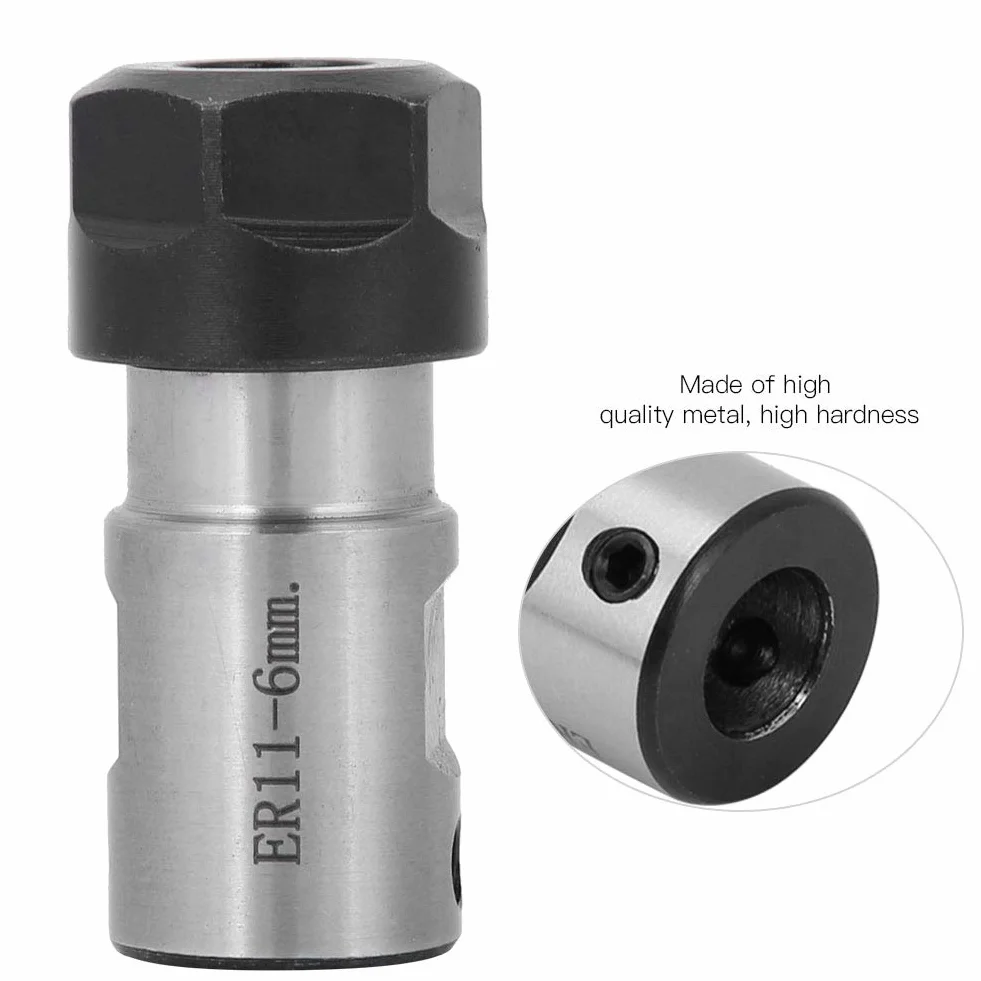 Hyuduo Portapinza Mandrino Estensione Stelo Fresatura CNC 5mm 6mm 8mm per Fori Profondi C16-ER11-35L Corpo 35mm Dado ER11A Prolunga Stelo Dritto