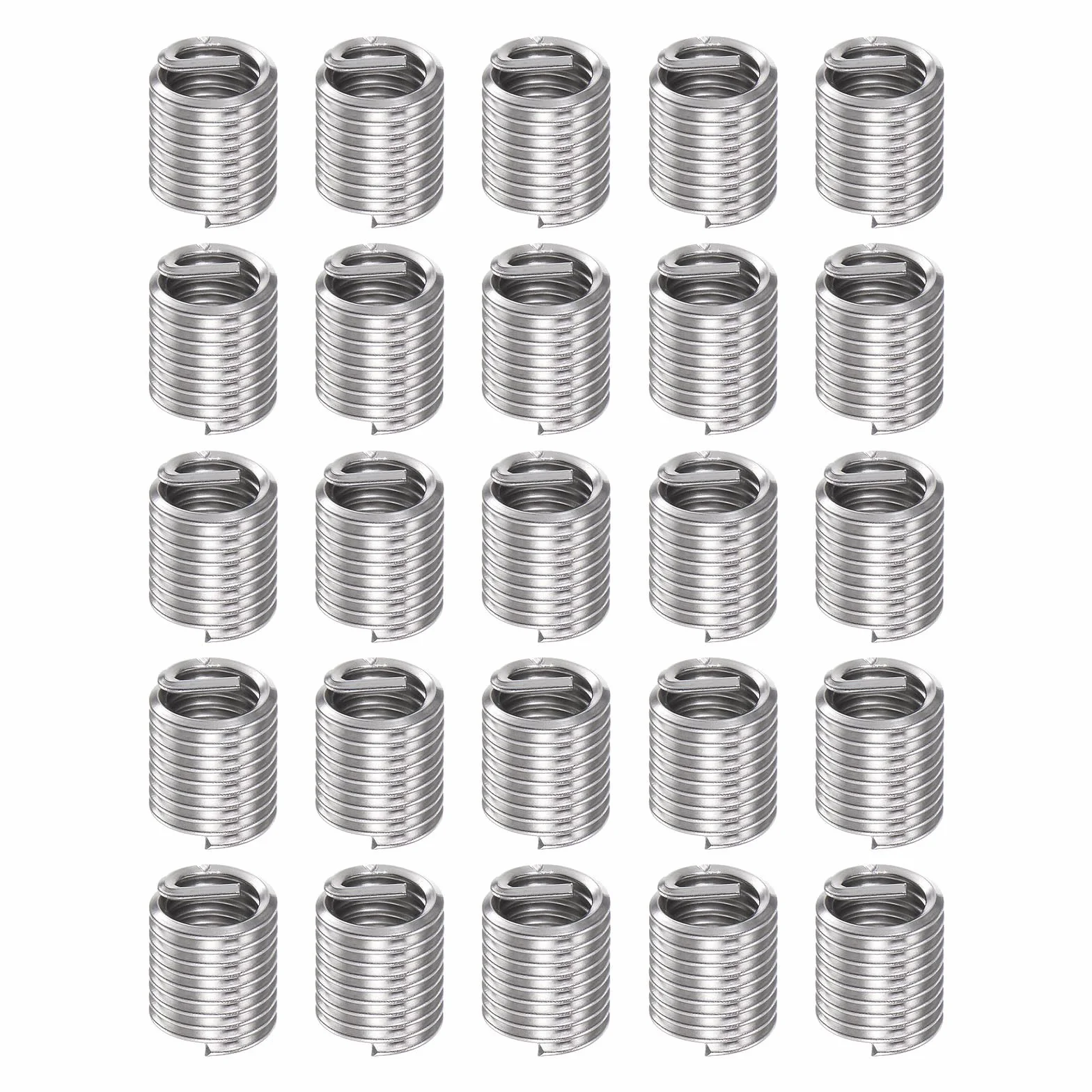 Inserti Filettati 10-32 UNF 2,0D 9,6mm Manicotto Elicoidale Filo a Spirale Acciaio Inossidabile 304 25pz